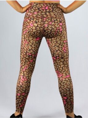 Beyond Yoga Women’s Small Electric Cheetah Swirl Leggings Luxe High Waist